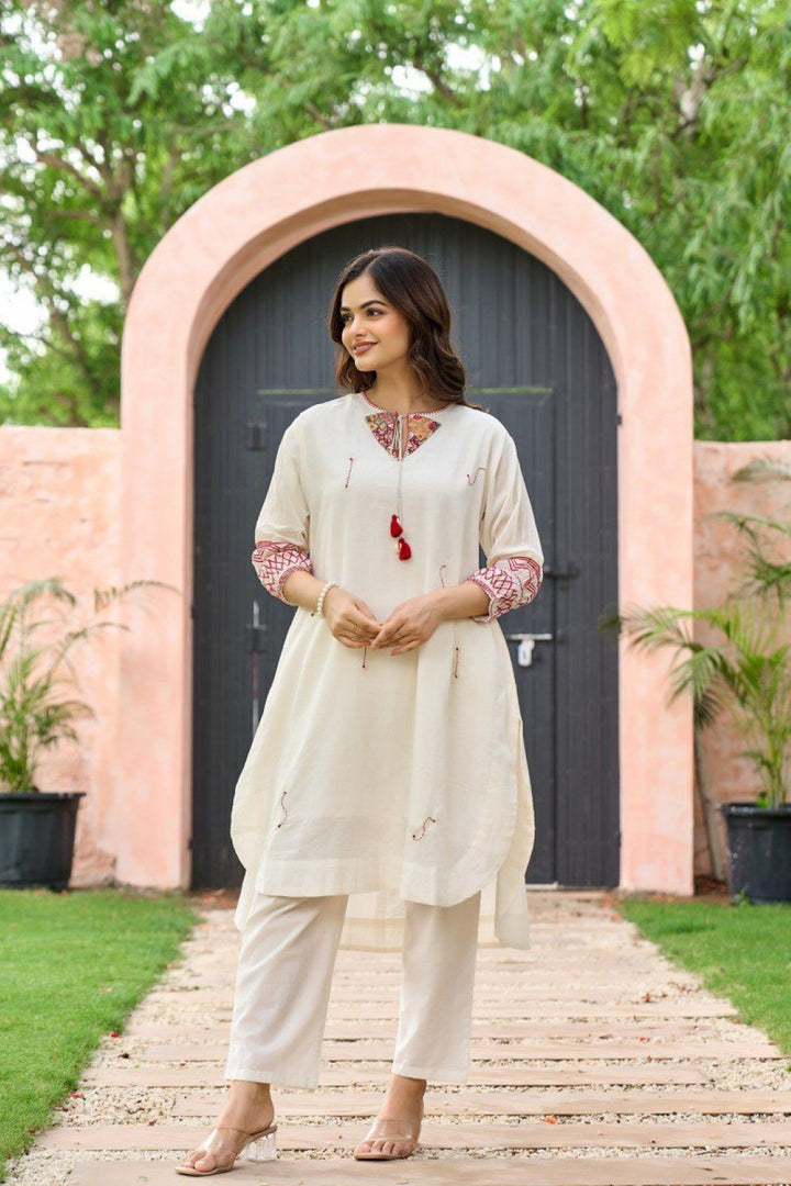 Akira Frost Embroidery Cotton Co-ord Set