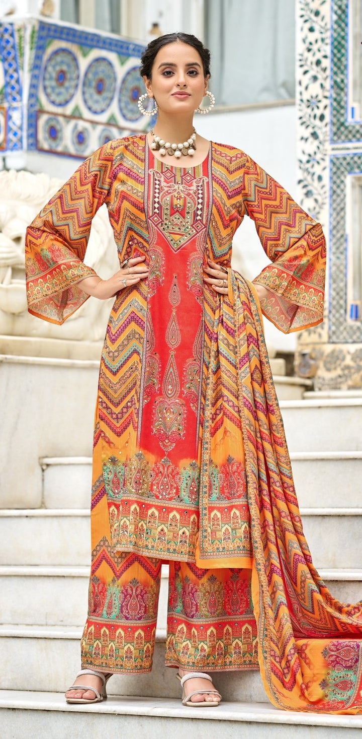 Morni amber full work suit set