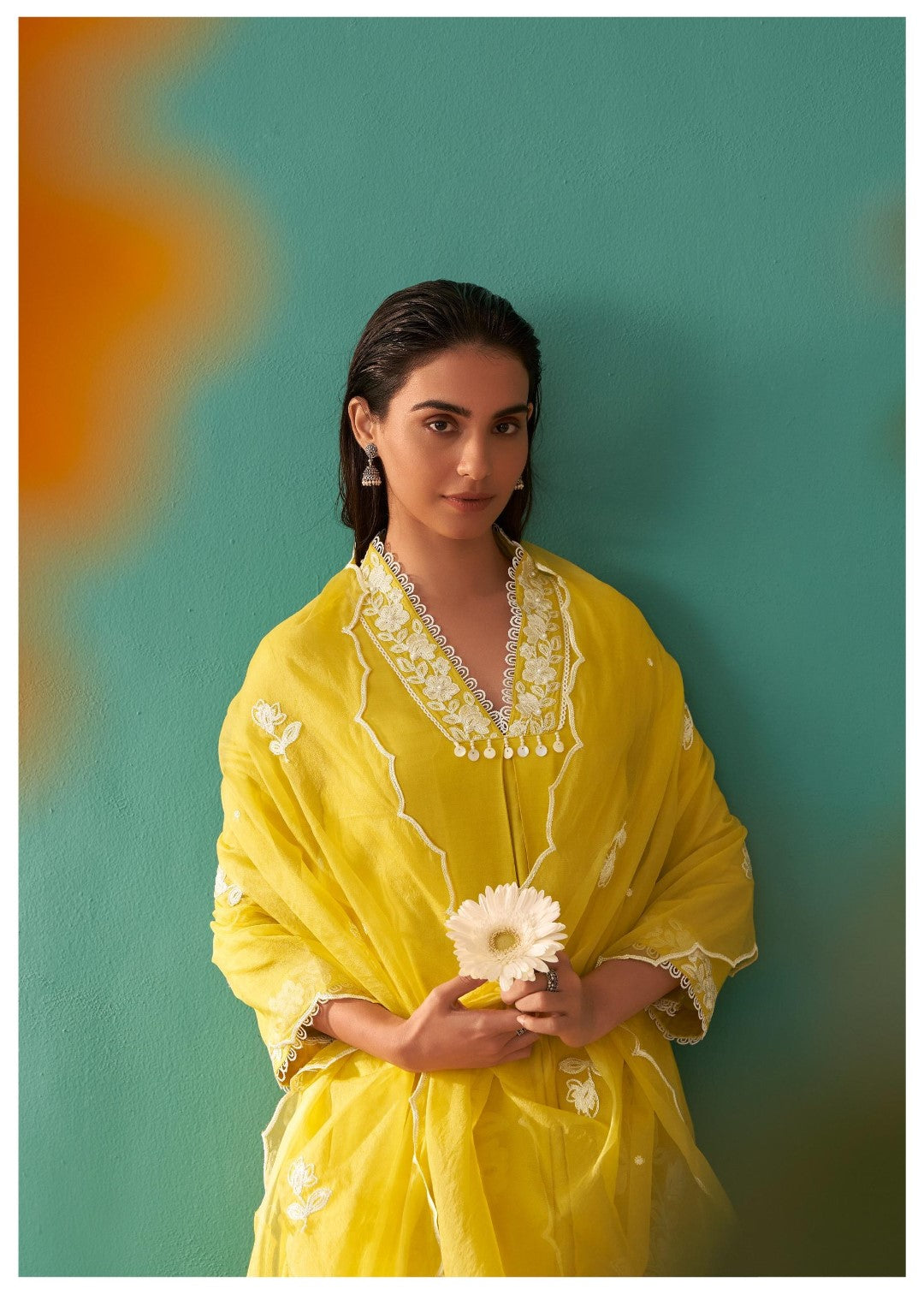 Ira corn Embroidery Suit set