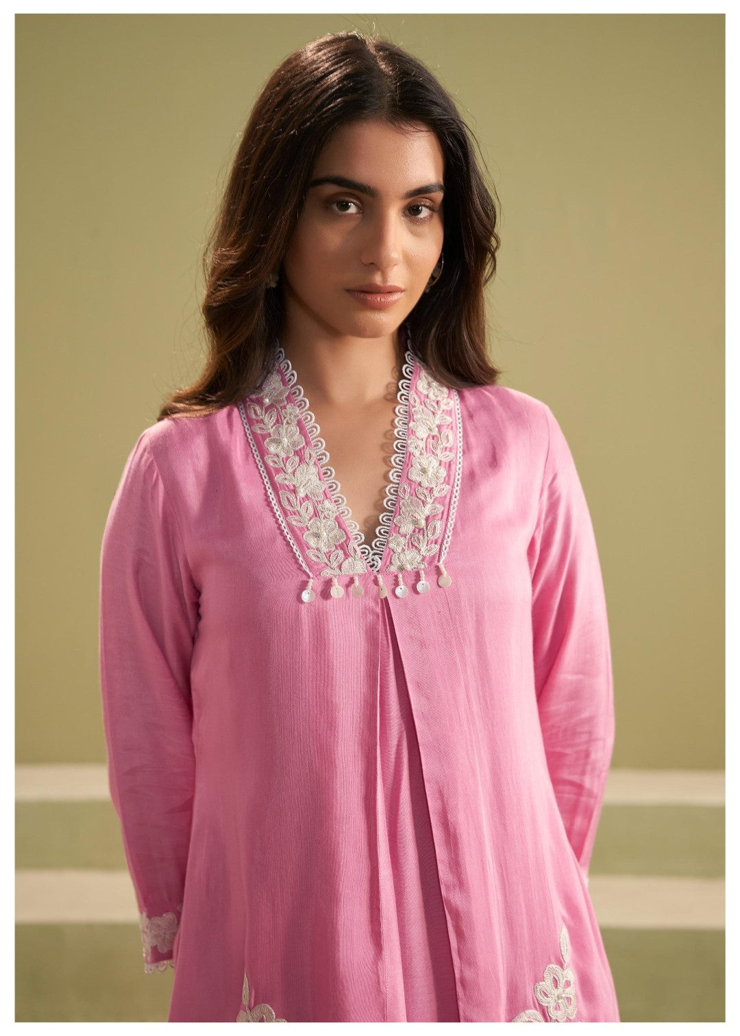 Ira candy Embroidery Suit set