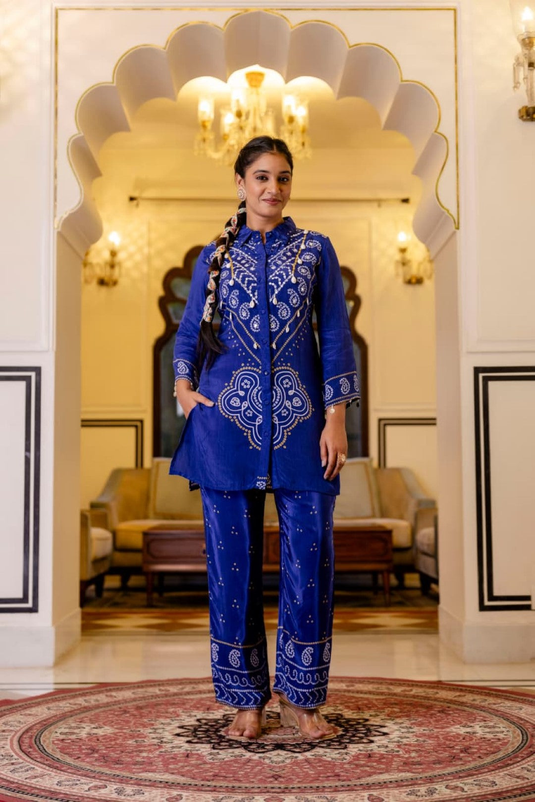 Samiha Hibis Premium Co-ord Set