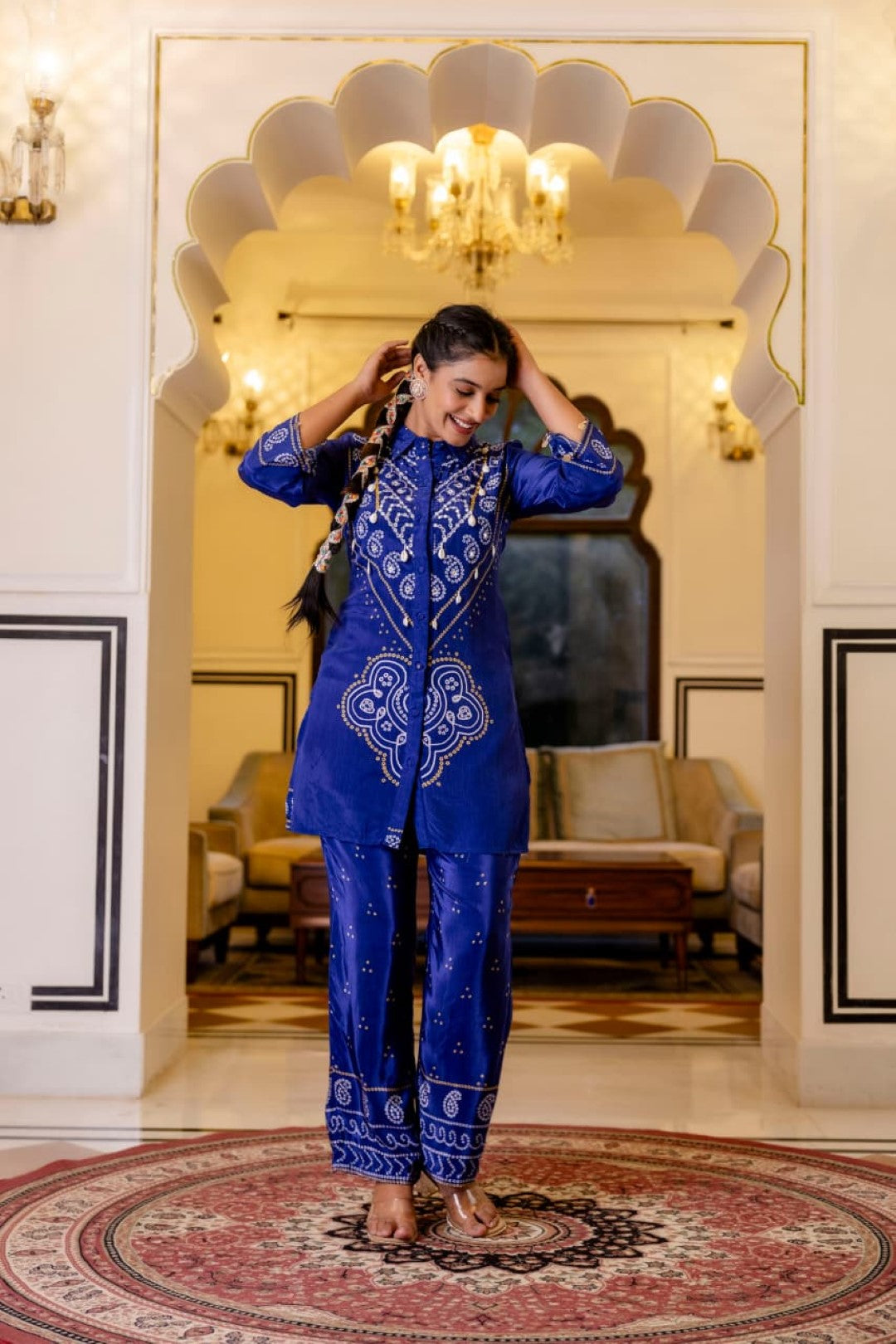 Samiha Hibis Premium Co-ord Set