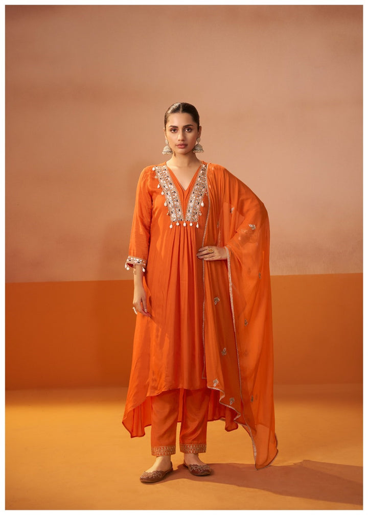Ira Kesari Full work suit set