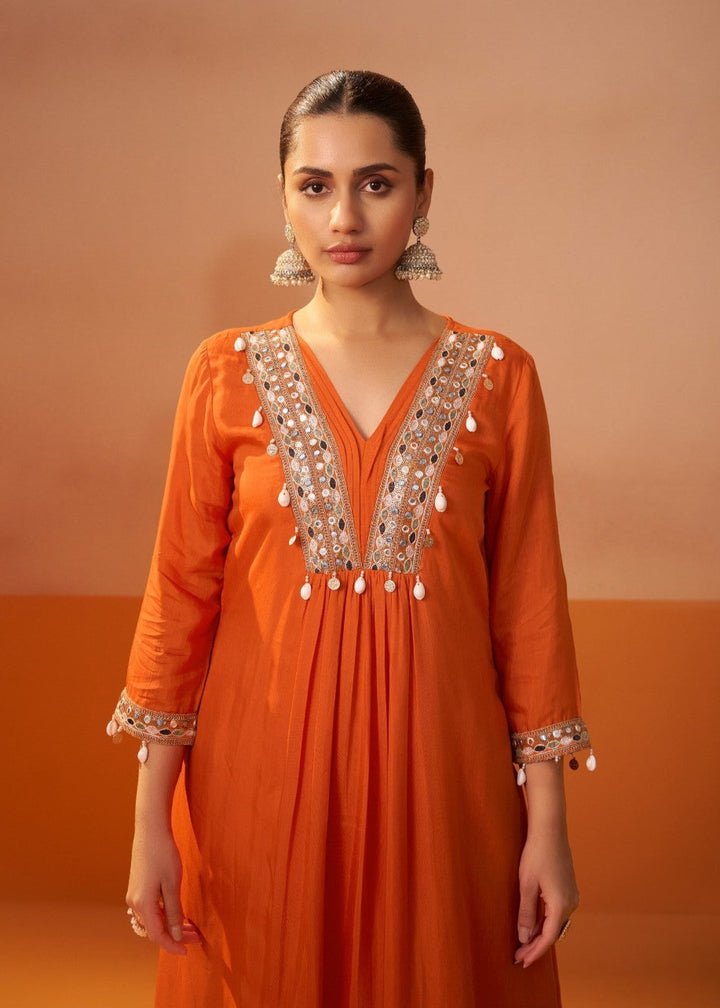 Ira Kesari Full work suit set