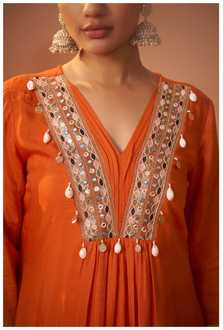 Ira Kesari Full work suit set