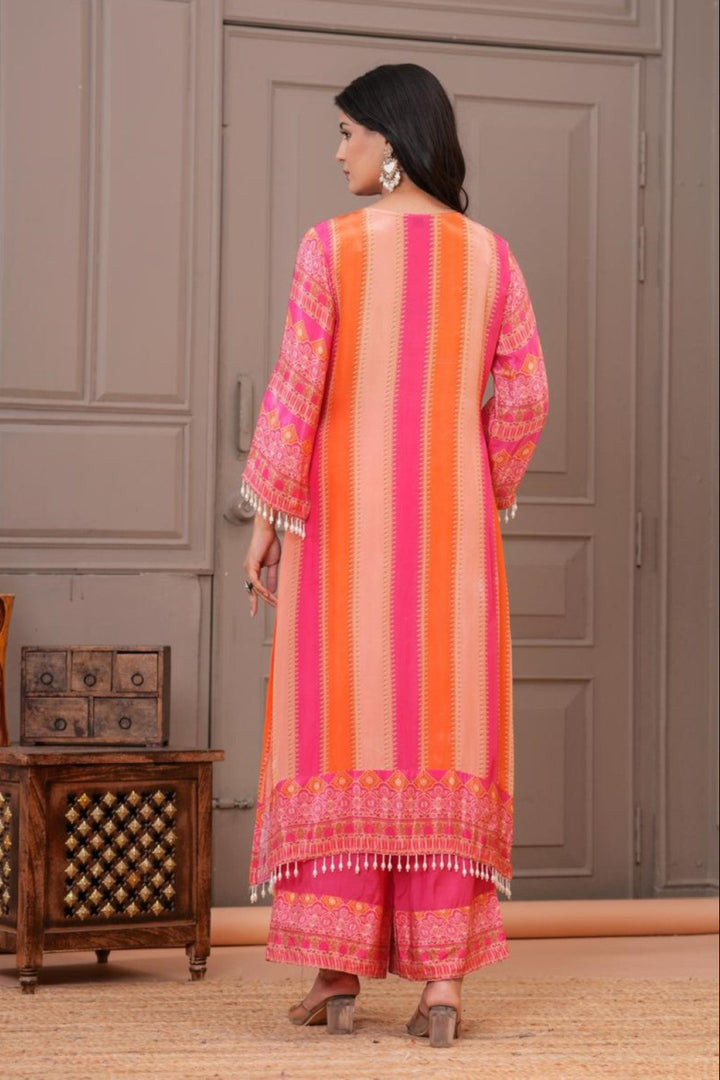 Jayti Candy Work Printed Kurta Pant Set