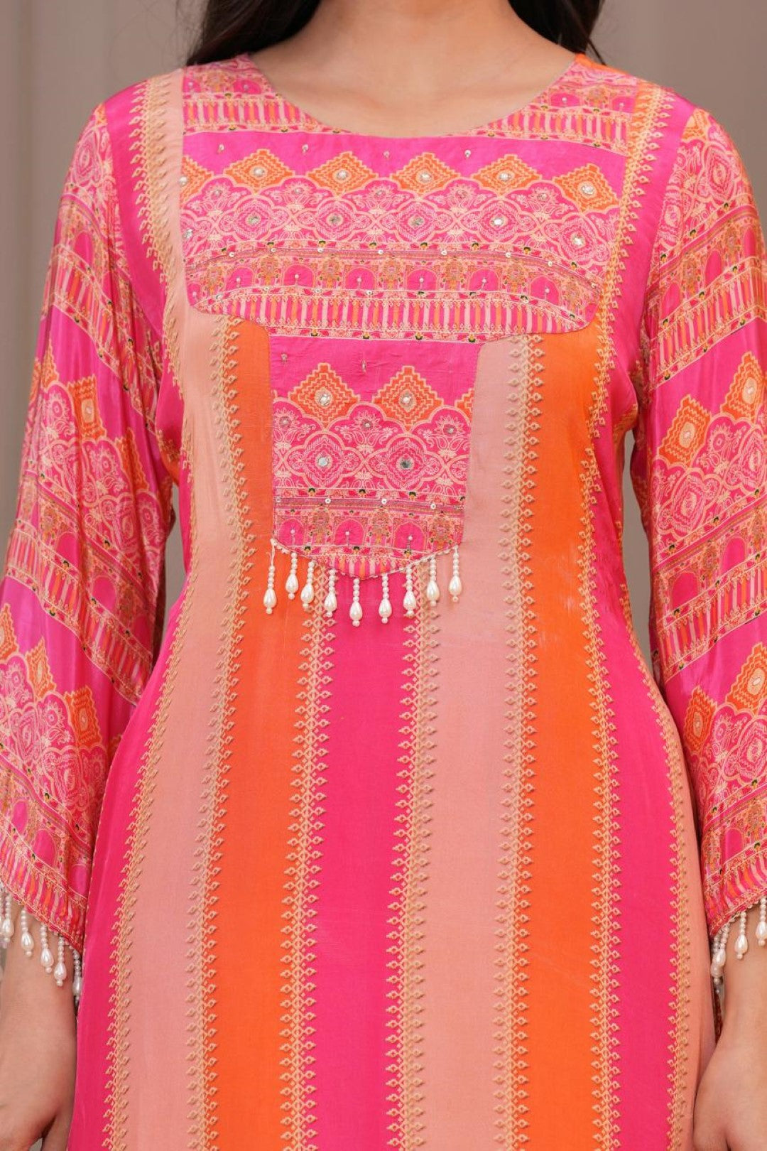 Jayti Candy Work Printed Kurta Pant Set