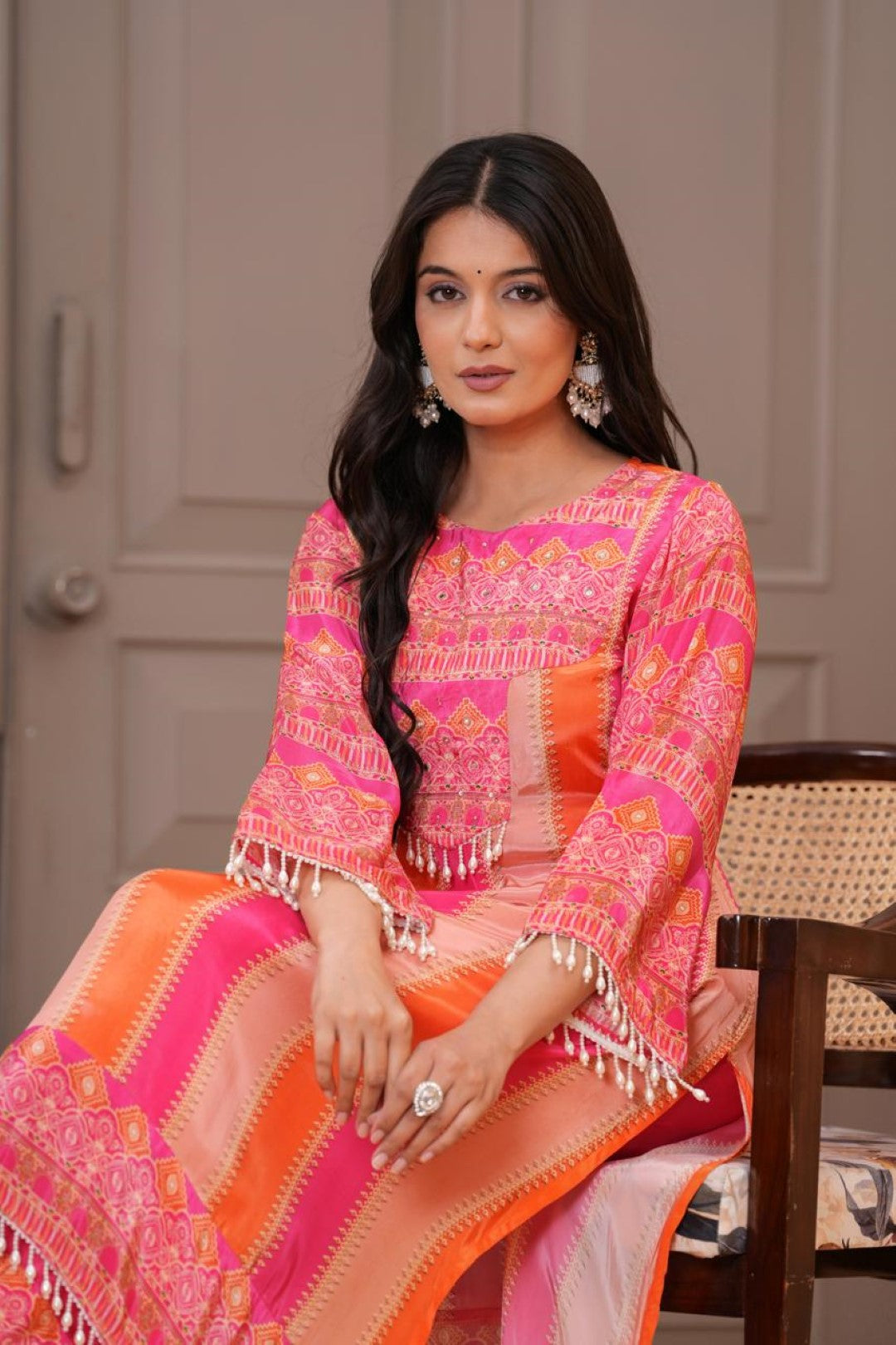 Jayti Candy Work Printed Kurta Pant Set