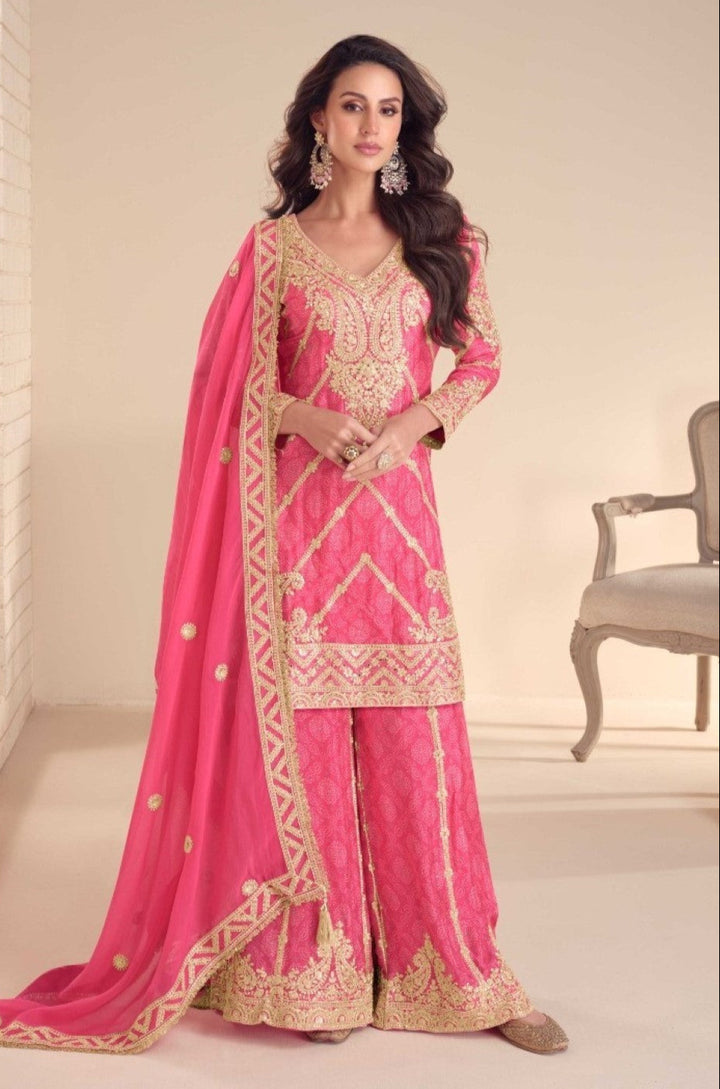 Koyal Rose Full Work Gharara Set