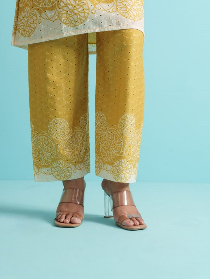 Parikrama Canary Schiffili Printed Co-ord Set