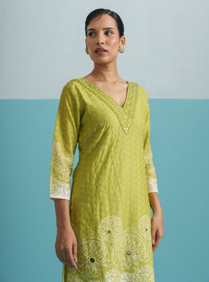 Parikrama Kelly Schiffili Printed Co-ord Set