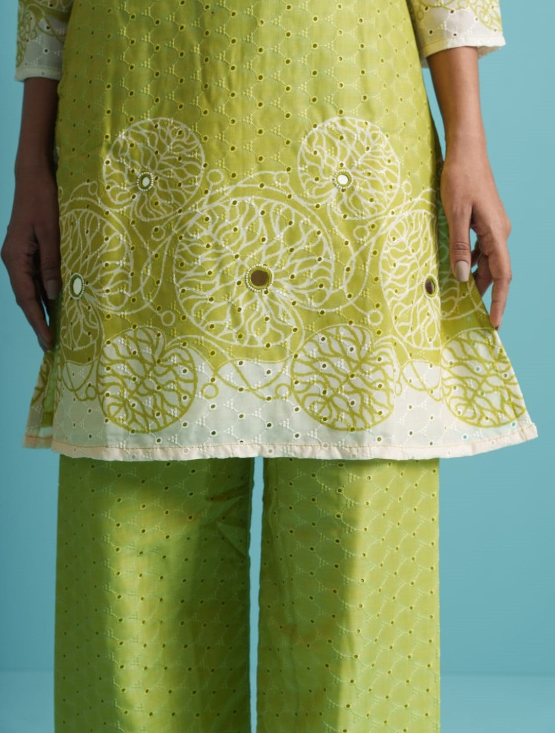 Parikrama Kelly Schiffili Printed Co-ord Set