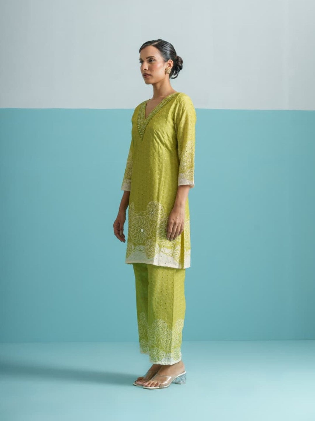 Parikrama Kelly Schiffili Printed Co-ord Set