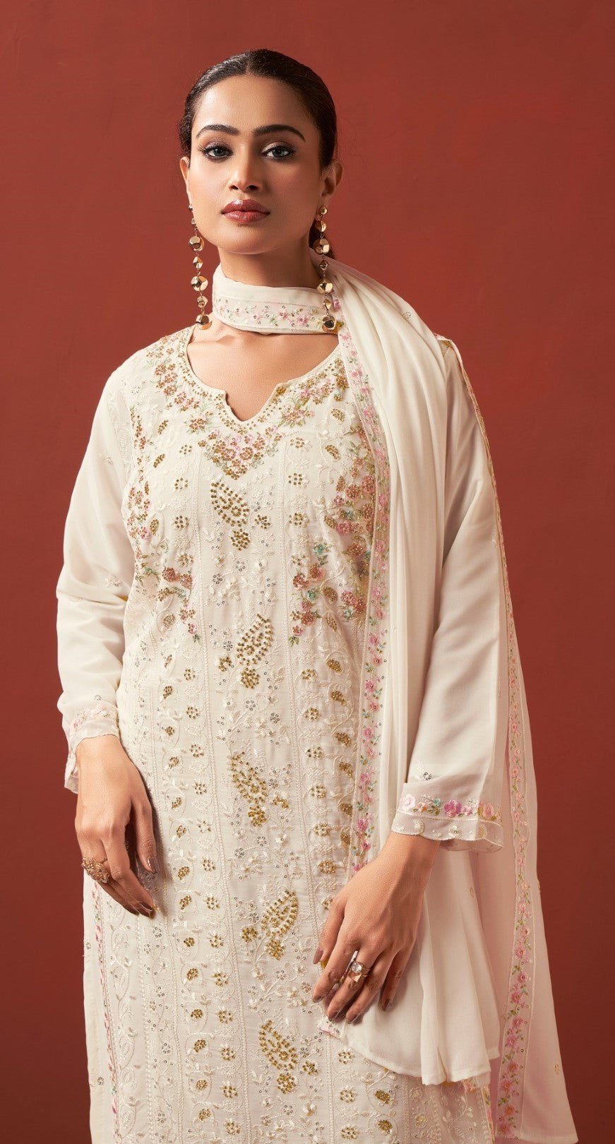 Mayuri Daisy Full Work Suit Set