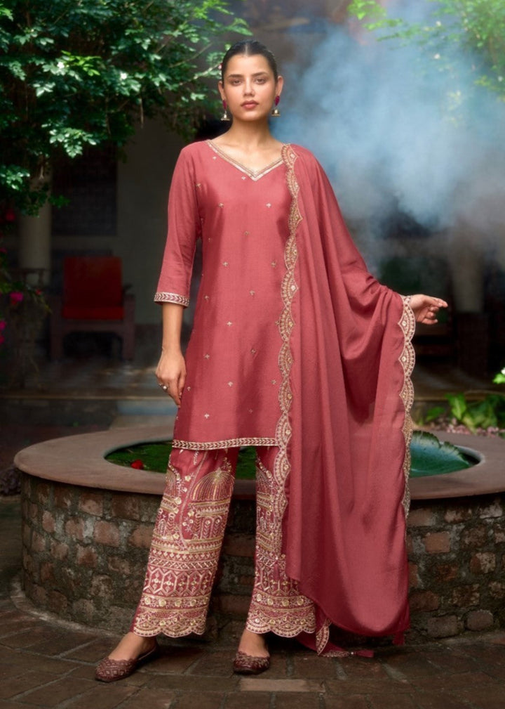 Barista Rust Full embroidery suit set