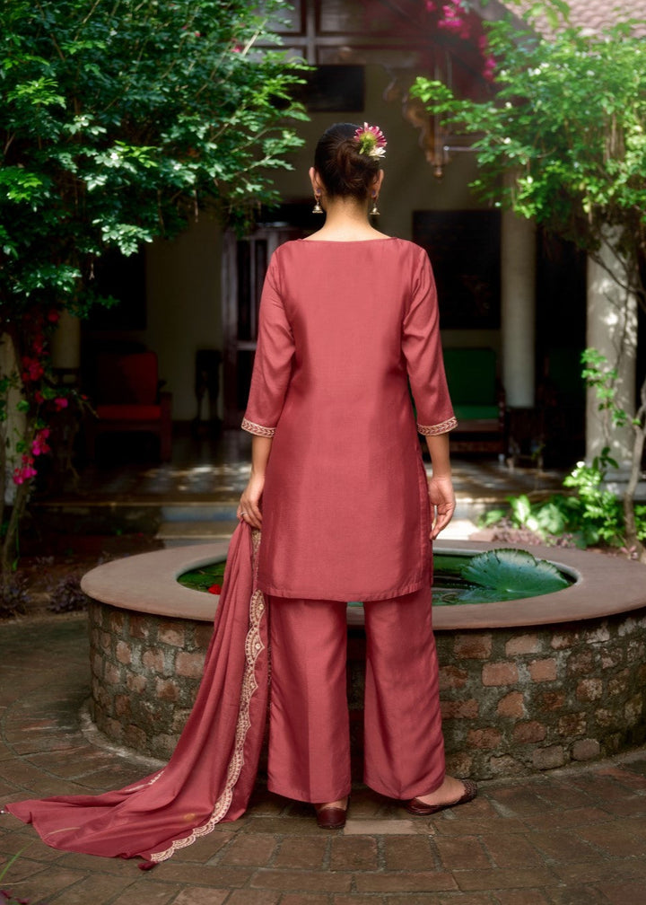 Barista Rust Full embroidery suit set