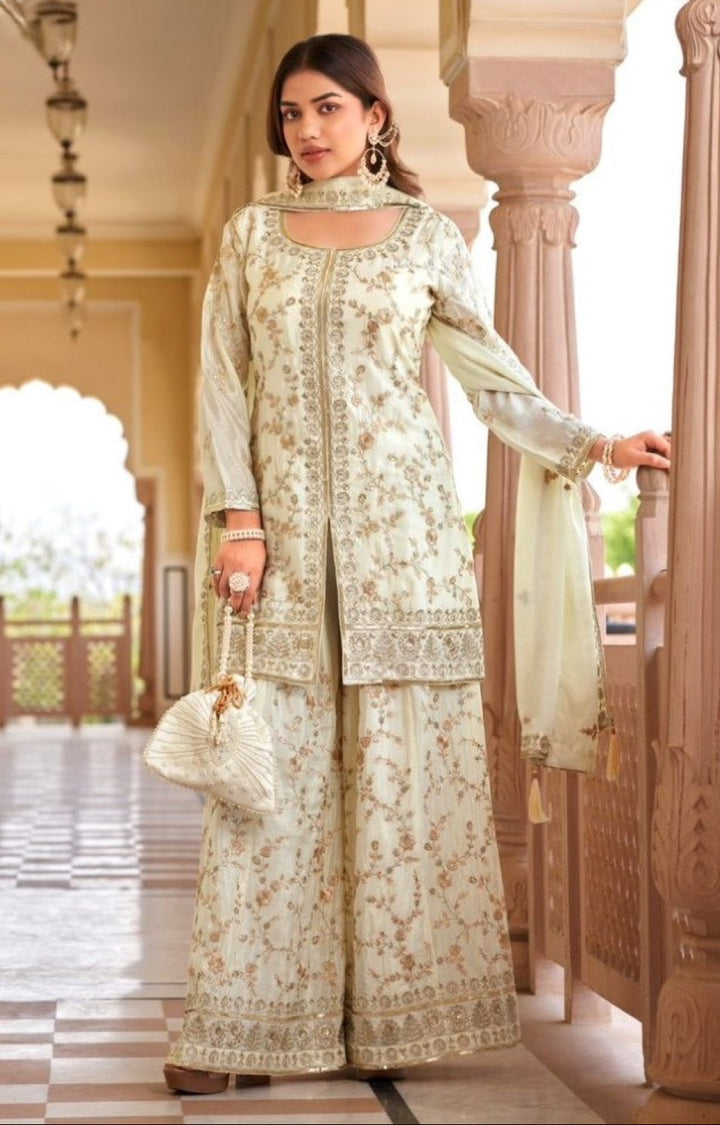 Parbat dove full work suit set