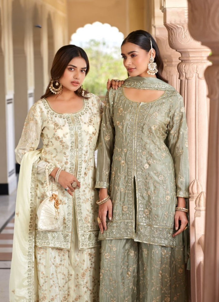 Parbat dove full work suit set