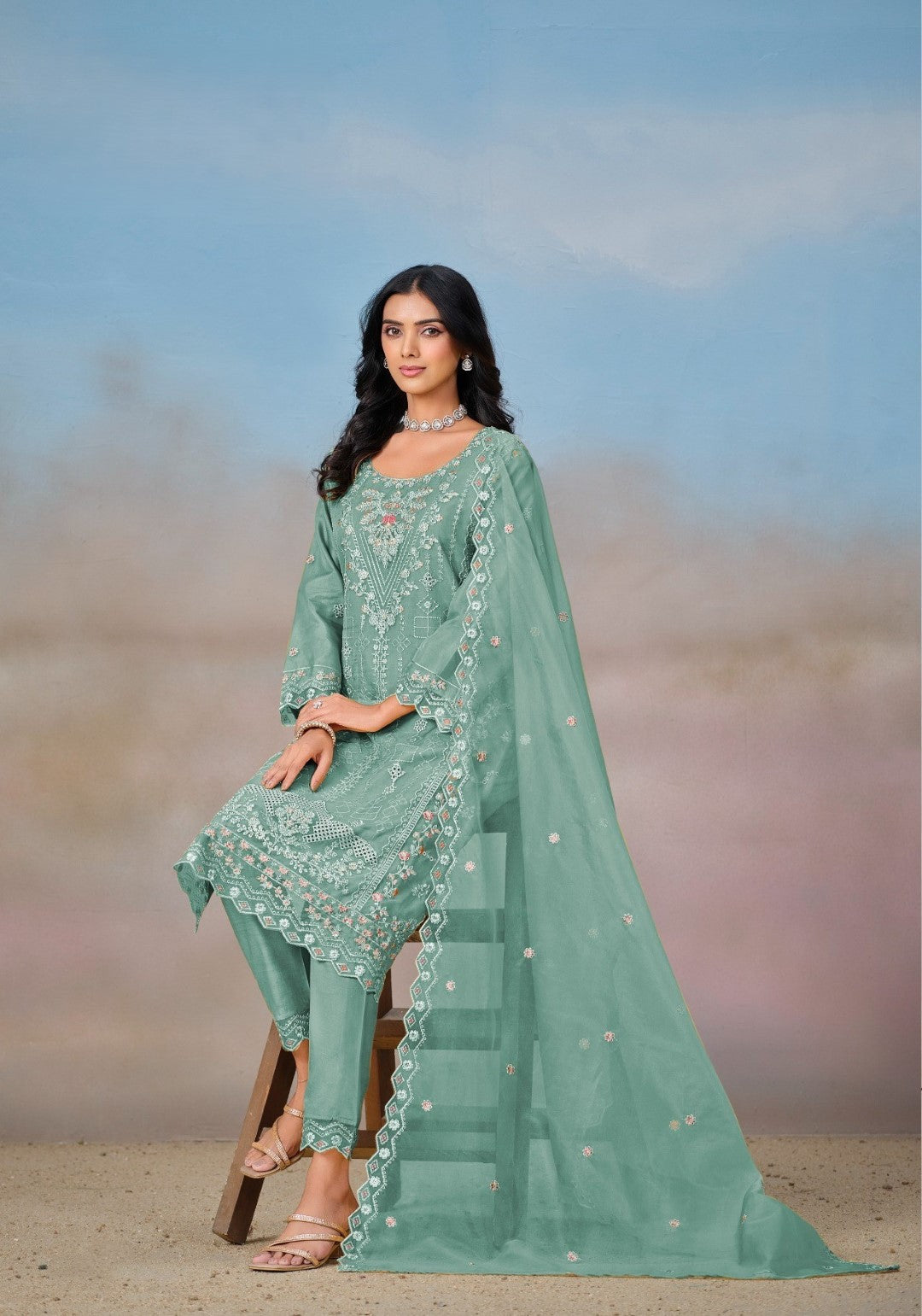 Mayuri Oxley Full Work Suit Set