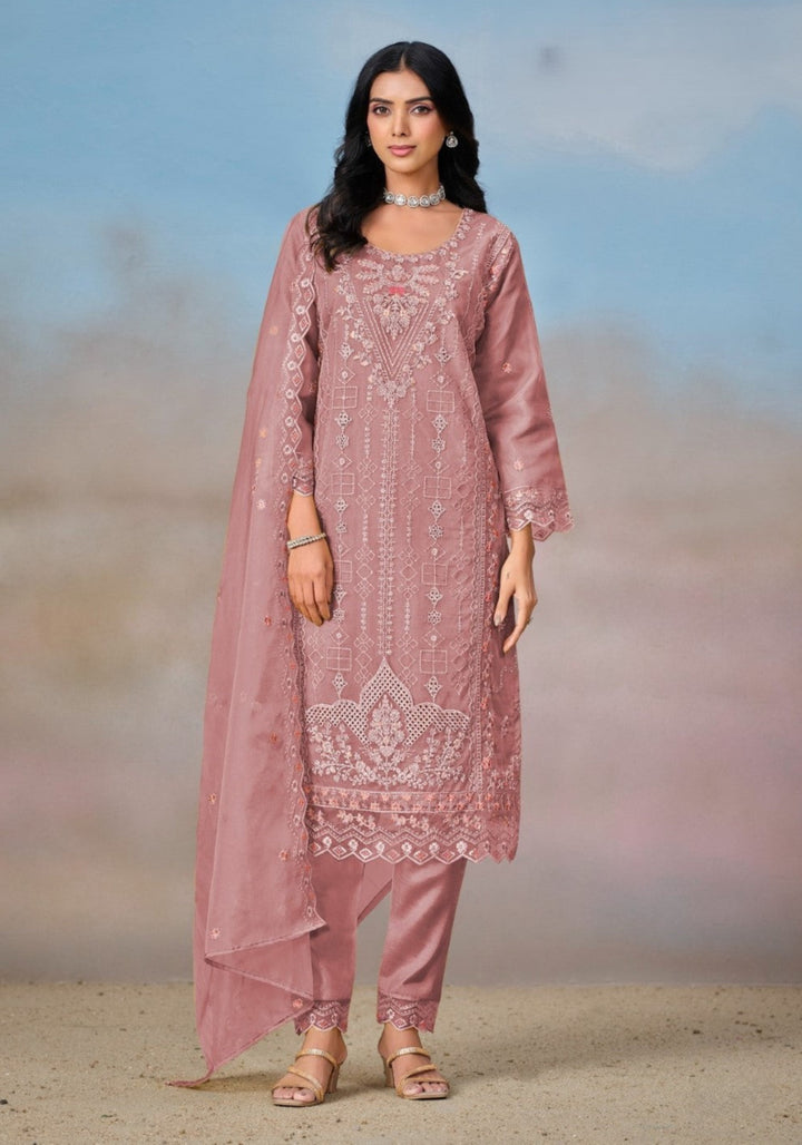 Mayuri Flamingo Full Work Suit Sets