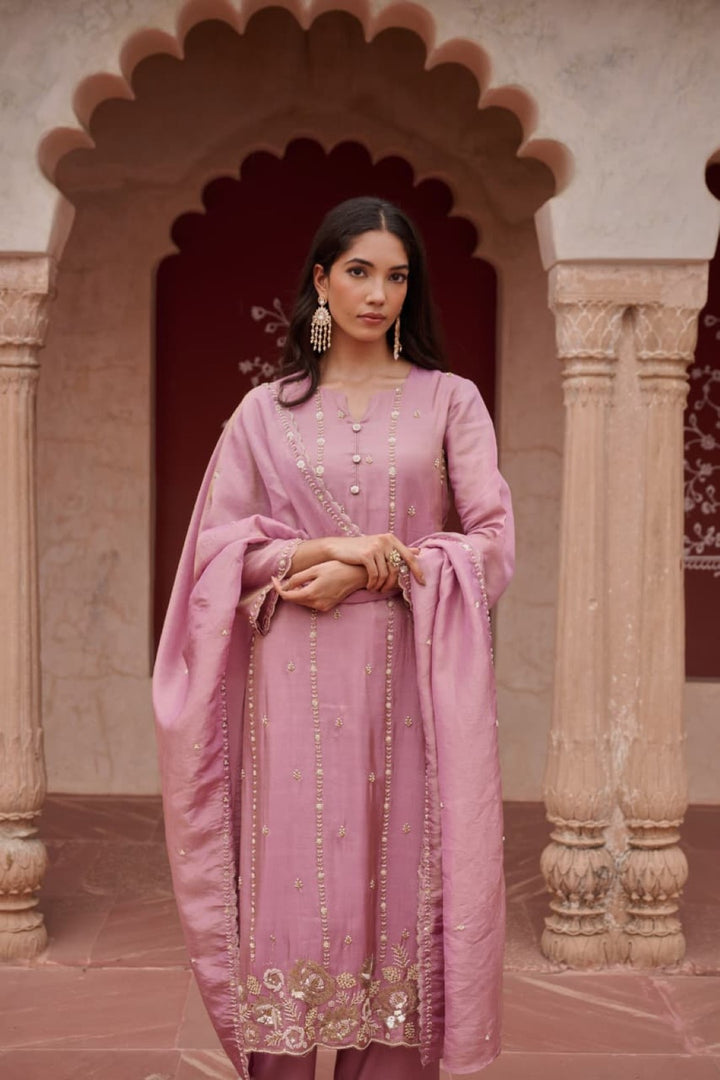 Gaurisha blossom full work suit set