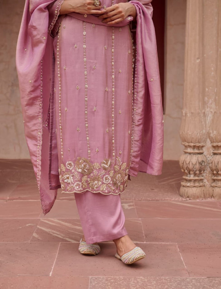 Gaurisha blossom full work suit set