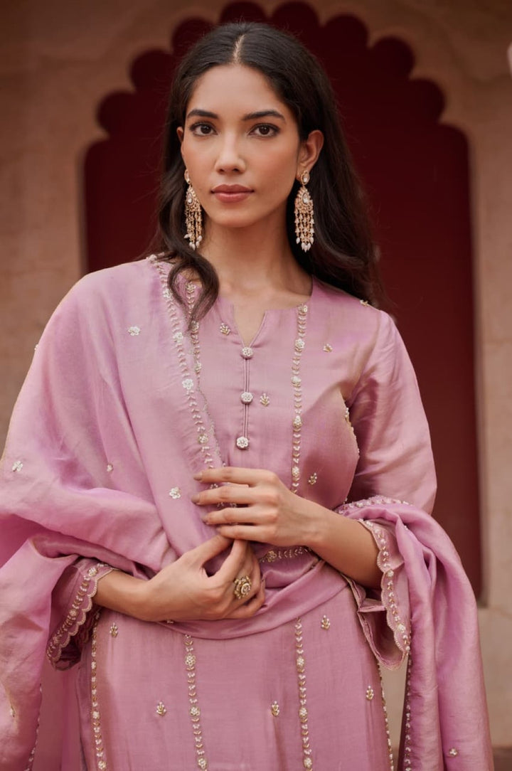 Gaurisha blossom full work suit set