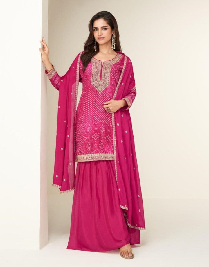 Mangal rose full work suit set