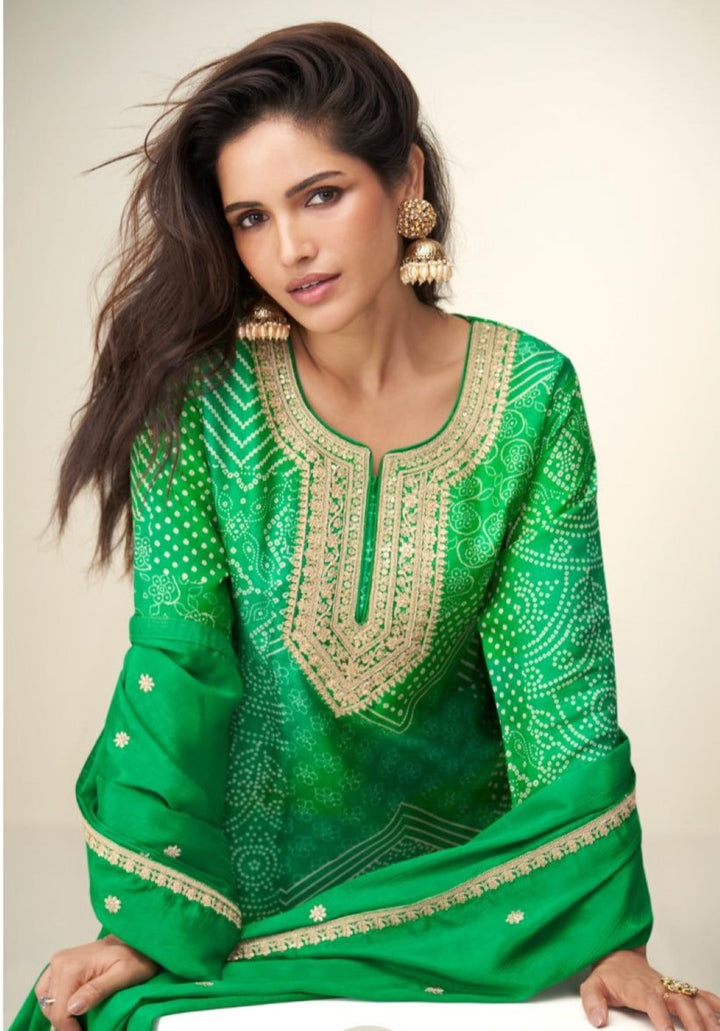 Mangal fern full work suit set