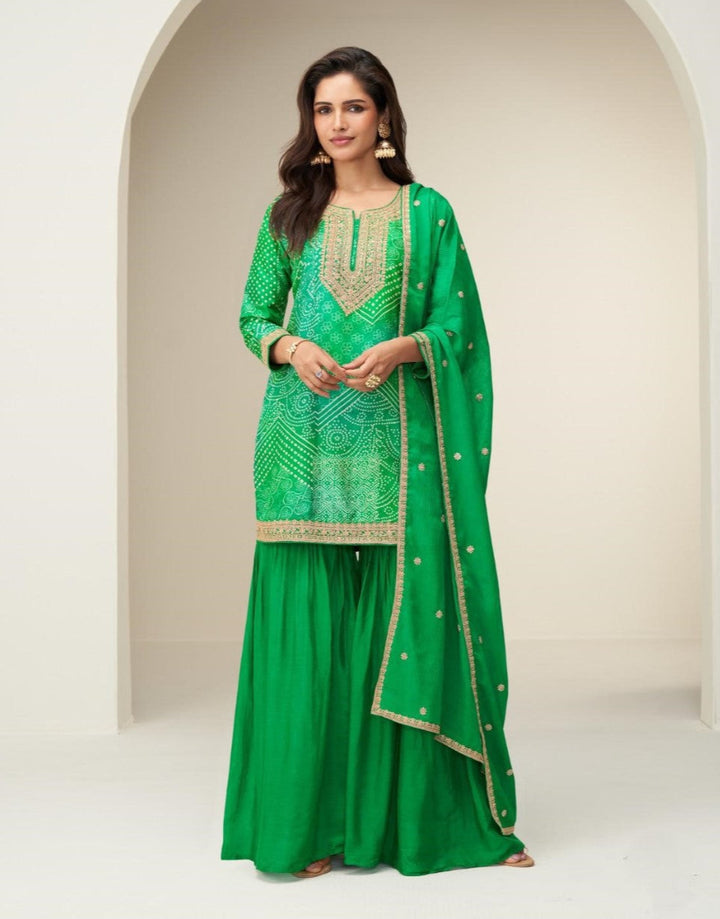 Mangal fern full work suit set