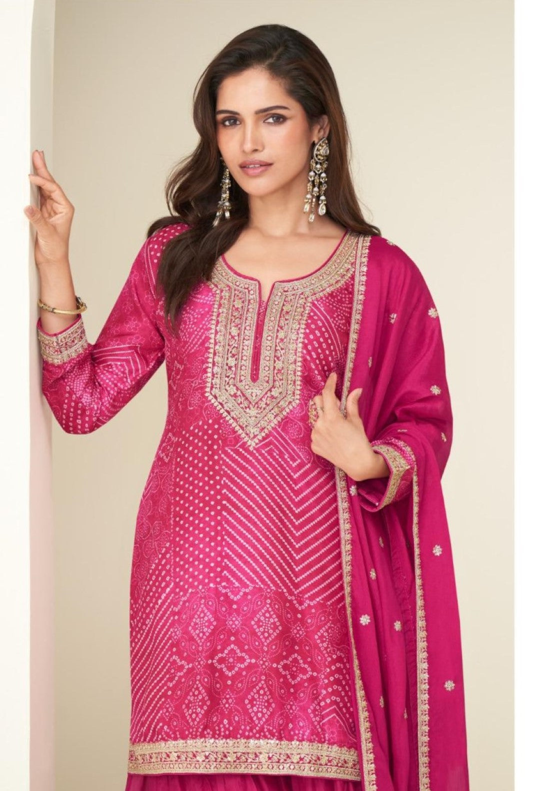 Mangal rose full work suit set