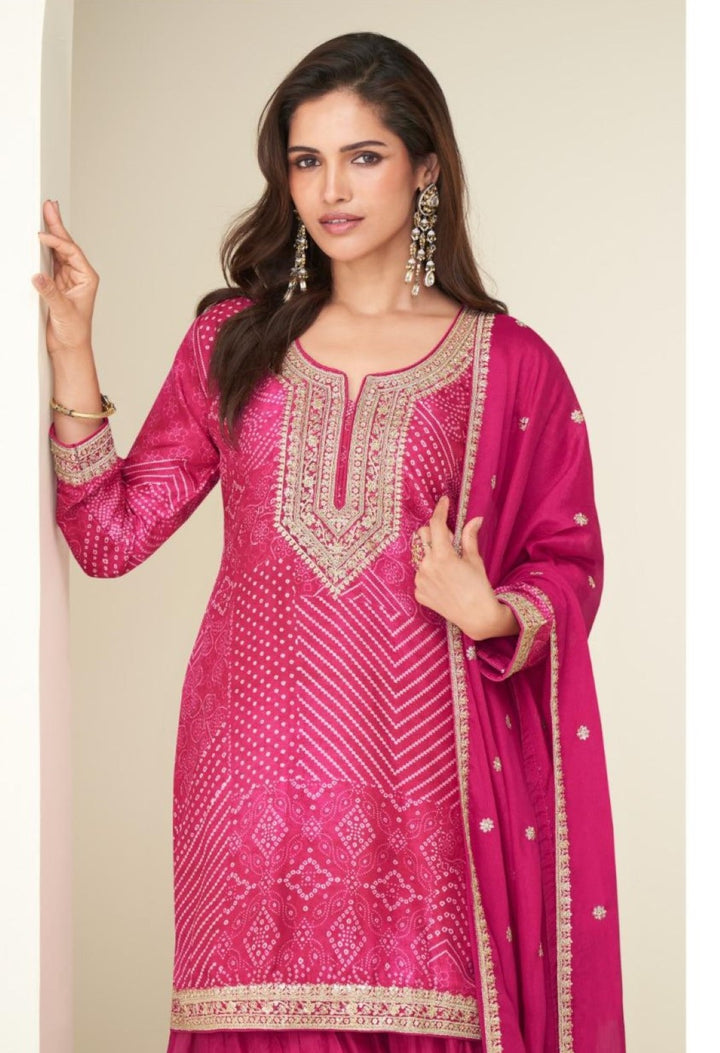 Mangal rose full work suit set