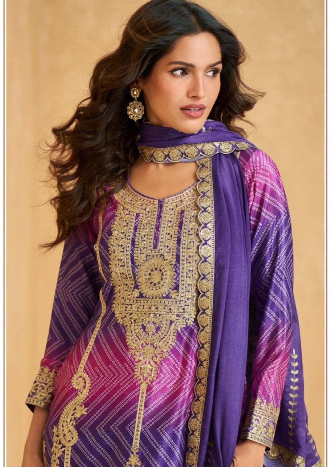 Mangal Vibrant full work suit set