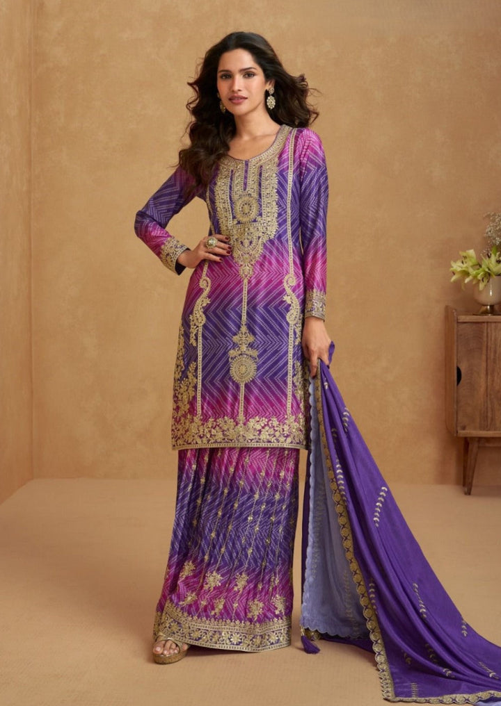 Mangal Vibrant full work suit set