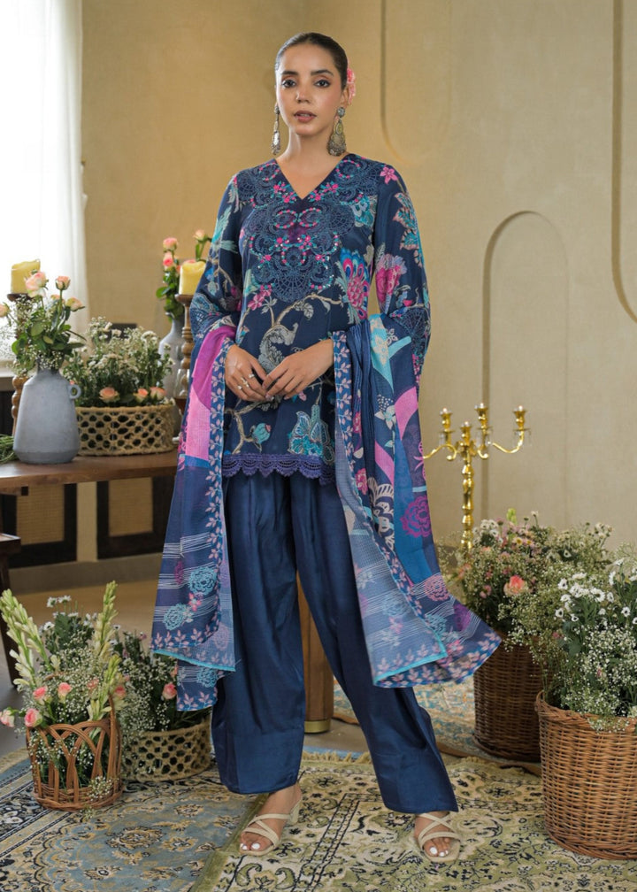 Vastramaya azure farshi salwar suit set