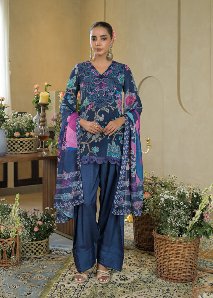 Vastramaya azure farshi salwar suit set