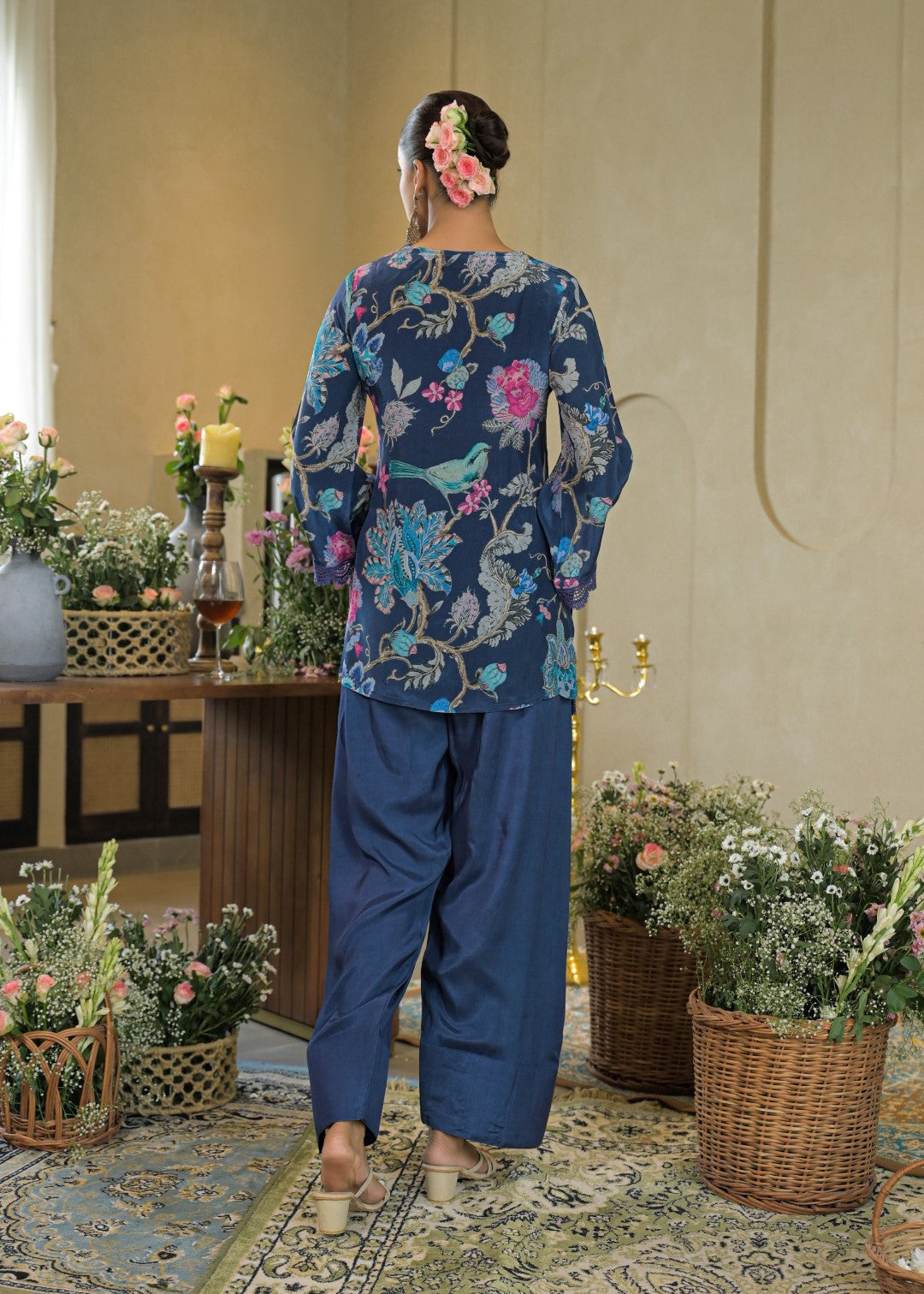 Vastramaya azure farshi salwar suit set