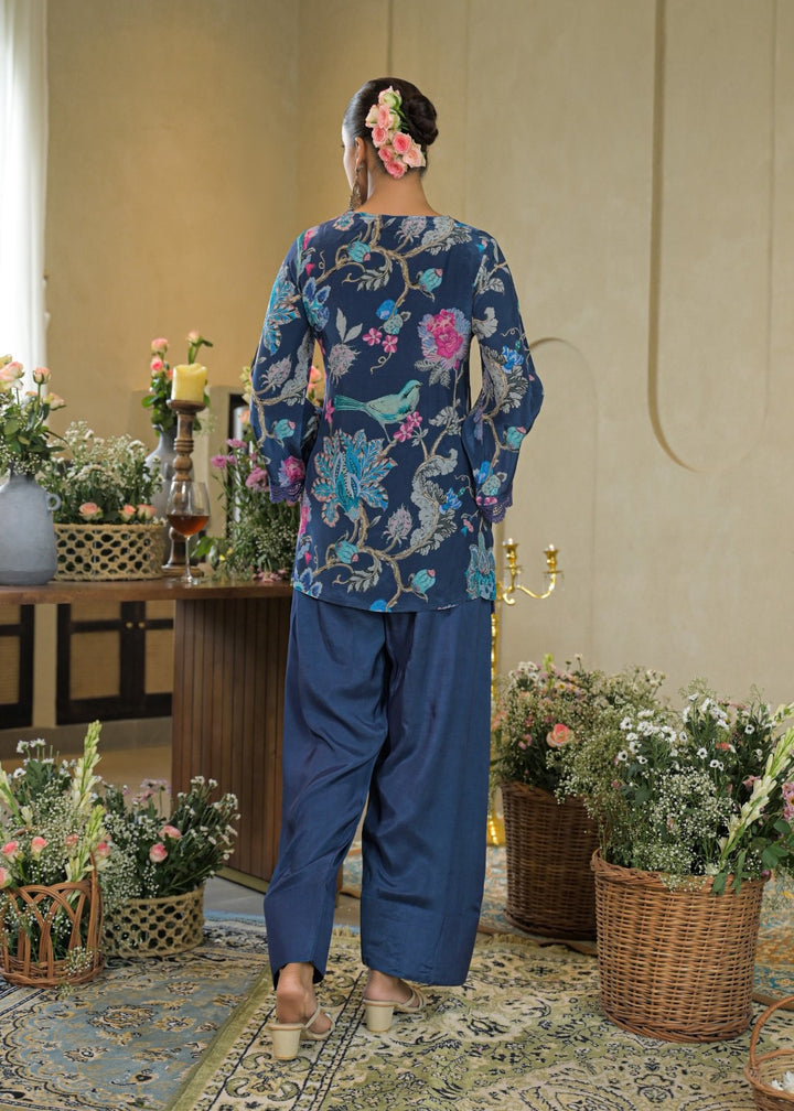 Vastramaya azure farshi salwar suit set