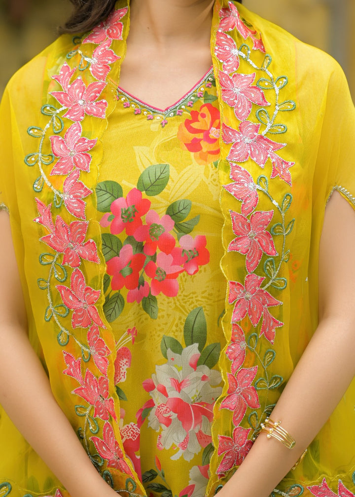 vastramaya canary 3 pc fusion set