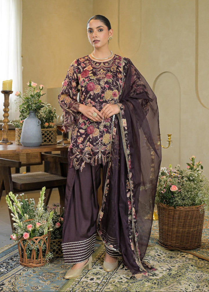 Vastramaya mocha farshi salwar premium suit set