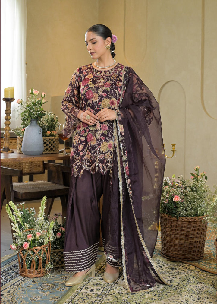 Vastramaya mocha farshi salwar premium suit set