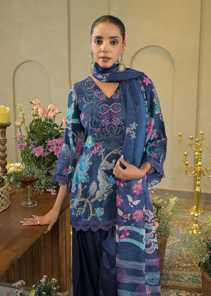 Vastramaya azure farshi salwar suit set