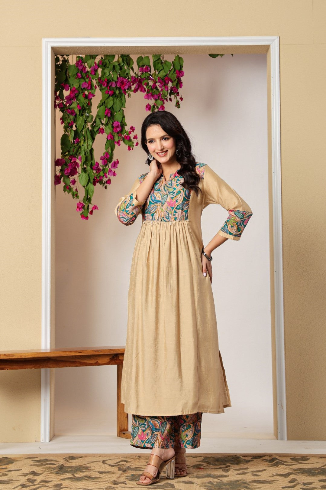 Mika Tuscan Kurta Pant Set