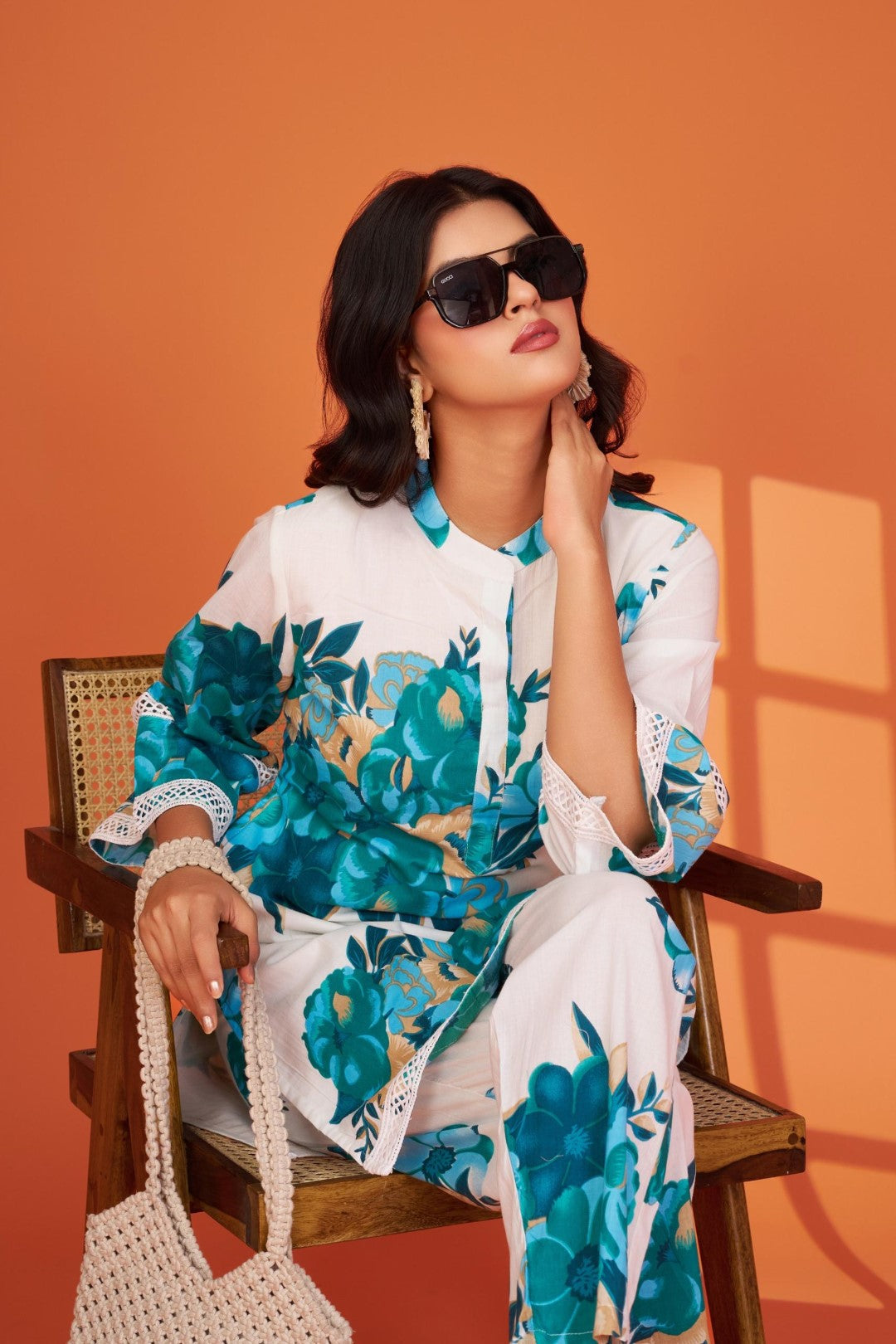 Mahua alium cotton co-ord set