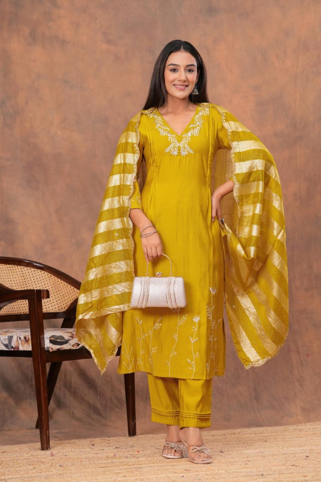 Jayti Citron Work Suit Set