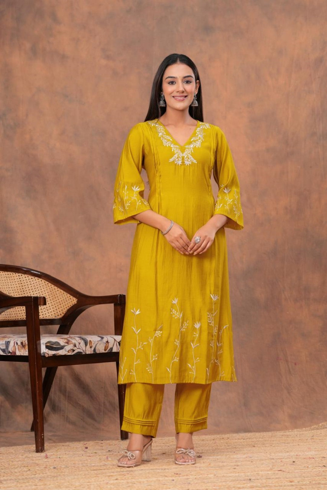 Jayti Citron Work Suit Set