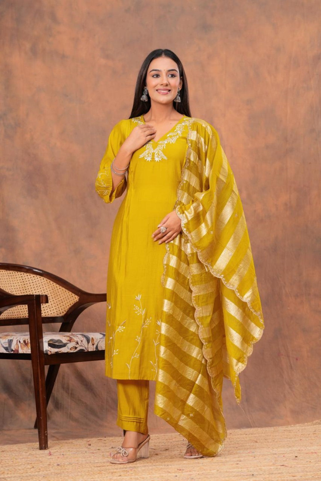 Jayti Citron Work Suit Set