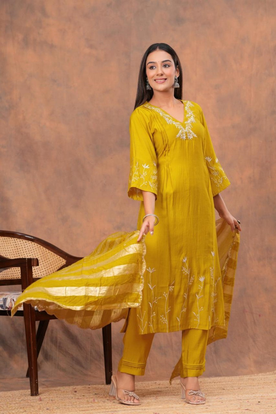 Jayti Citron Work Suit Set