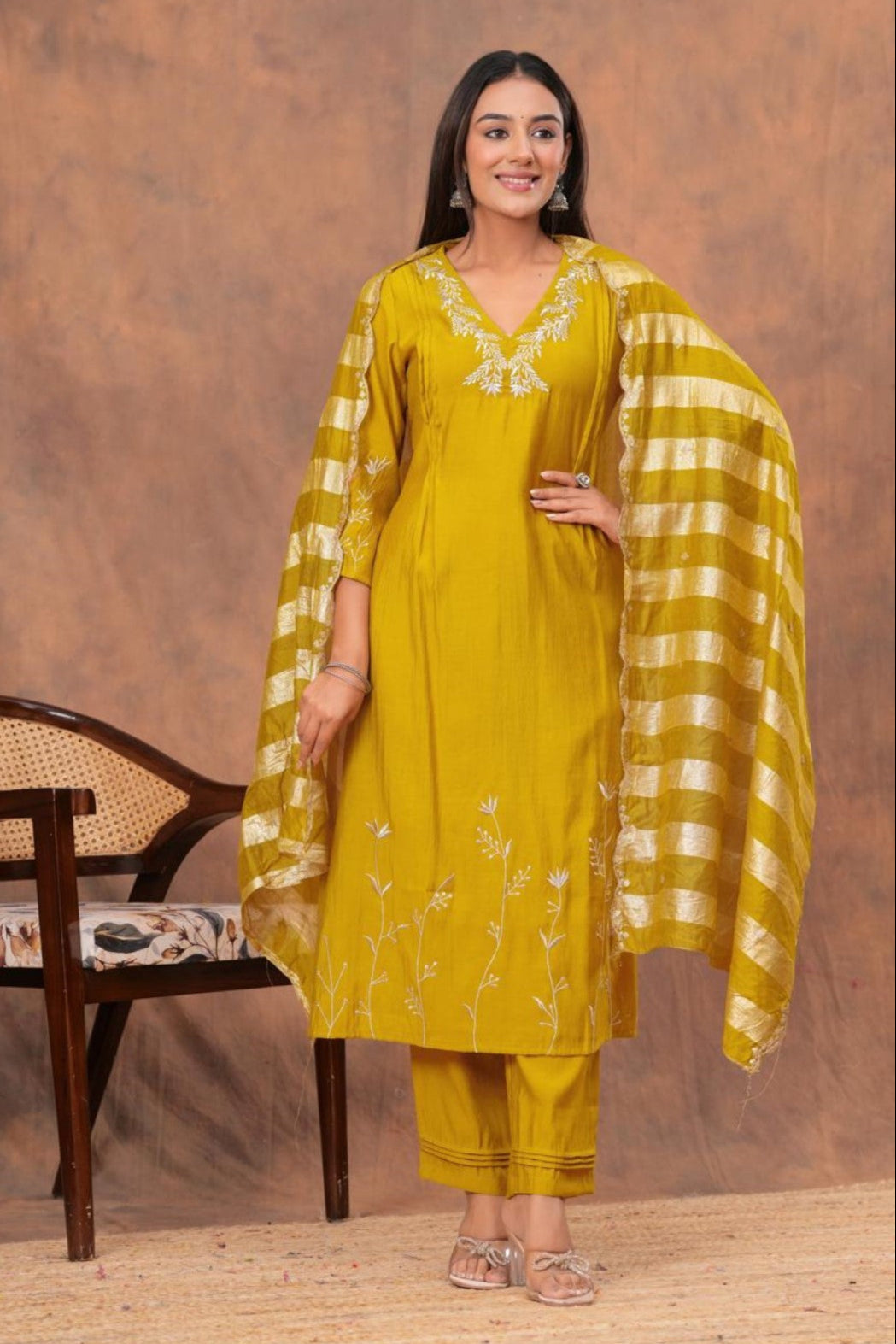 Jayti Citron Work Suit Set