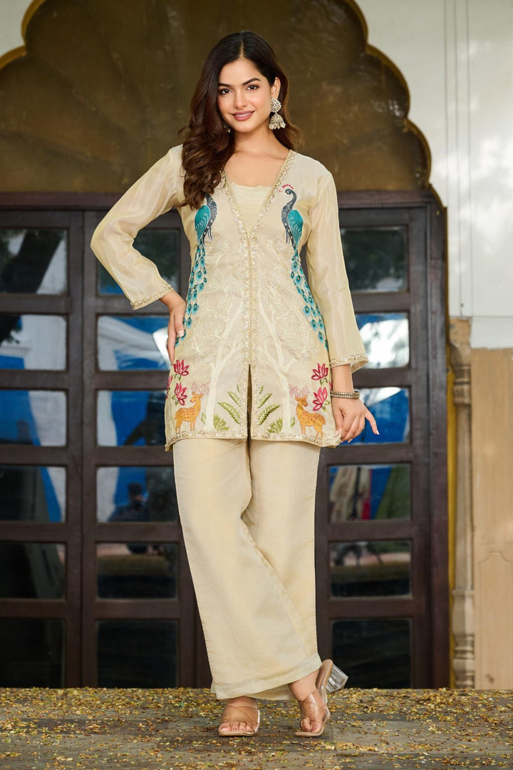 Malti Dove Work Co-ord Set